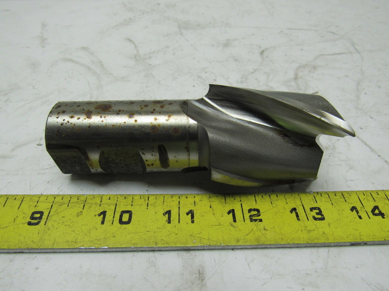 OSG 3 Flute 1-1/4" x 2" Cut HSS End Mill 4-1/2" OAL 1-1/4" Shank Sharp!