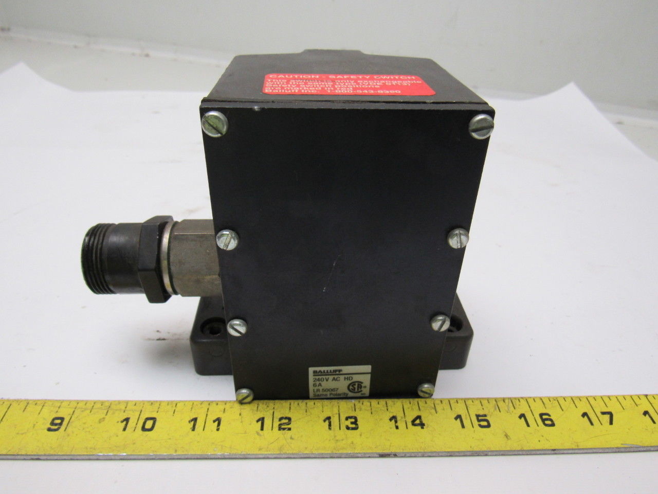 Balluff BNS-113-D06-L12-100 Mechanical 6 Position Roller Limit Switch 240V 6A