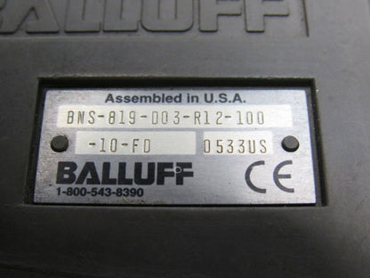 Balluff BNS-819-D03-R12-100 Mechanical 3 Position Roller Limit Switch