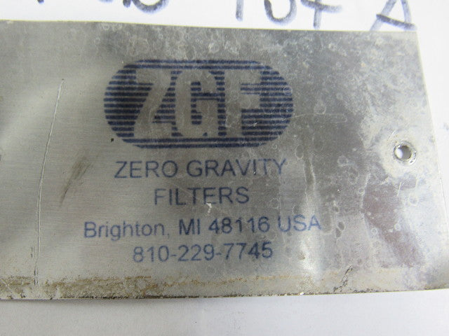ZERO GRAVITY FILTERS BRAY CONTROLS Filter Unit With Dual Valve(4"&2") Actuator