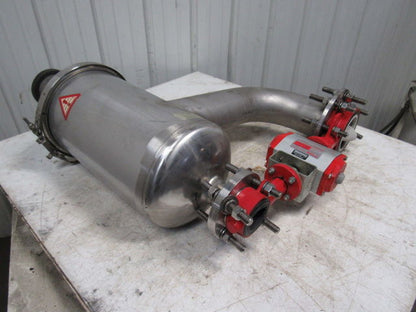 ZERO GRAVITY FILTERS BRAY CONTROLS Filter Unit With Dual Valve(4"&2") Actuator