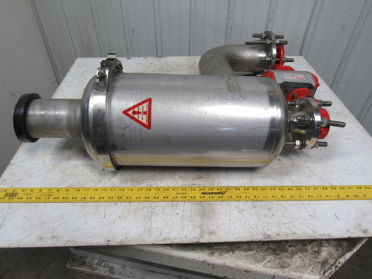 ZERO GRAVITY FILTERS  BRAY CONTROLS S.S.Filter Unit With Dual Valves & Actuator