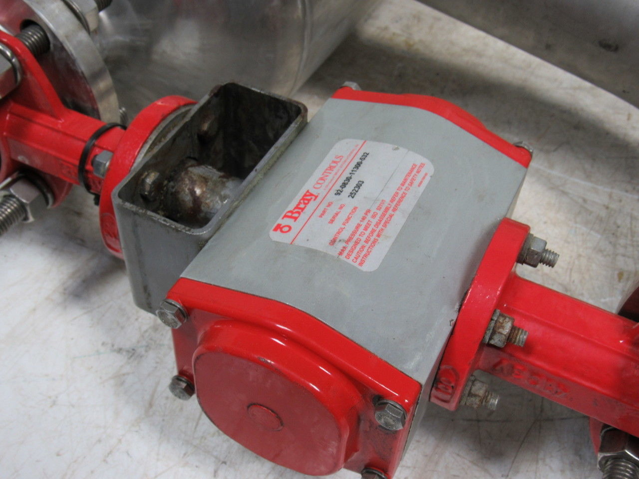 ZERO GRAVITY FILTERS  BRAY CONTROLS S.S.Filter Unit With Dual Valves & Actuator