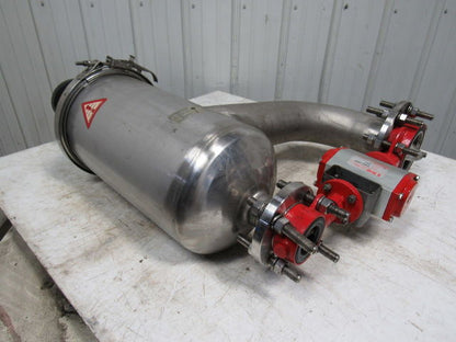 ZERO GRAVITY FILTERS  BRAY CONTROLS S.S.Filter Unit With Dual Valves & Actuator