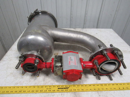 ZERO GRAVITY FILTERS BRAY CONTROLS S.S.Filter Unit W/Dual Valves & Actuator