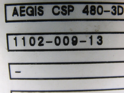 AGEIS 1102-009-13 AEGIS CSP 480-3D Series CSP Surge Suppressor 480V 1.5KV Peek