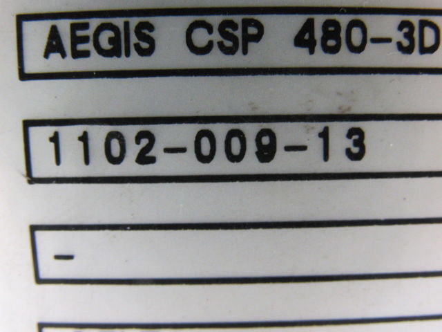 AGEIS 1102-009-13 AEGIS CSP 480-3D Series CSP Surge Suppressor 480V 1.5KV Peek