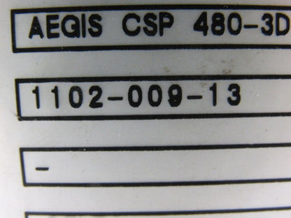 AGEIS 1102-009-13 AEGIS CSP 480-3D Series CSP Surge Suppressor 480V 1.5KV Peek