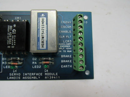 Landis A139411 Servo interface Module