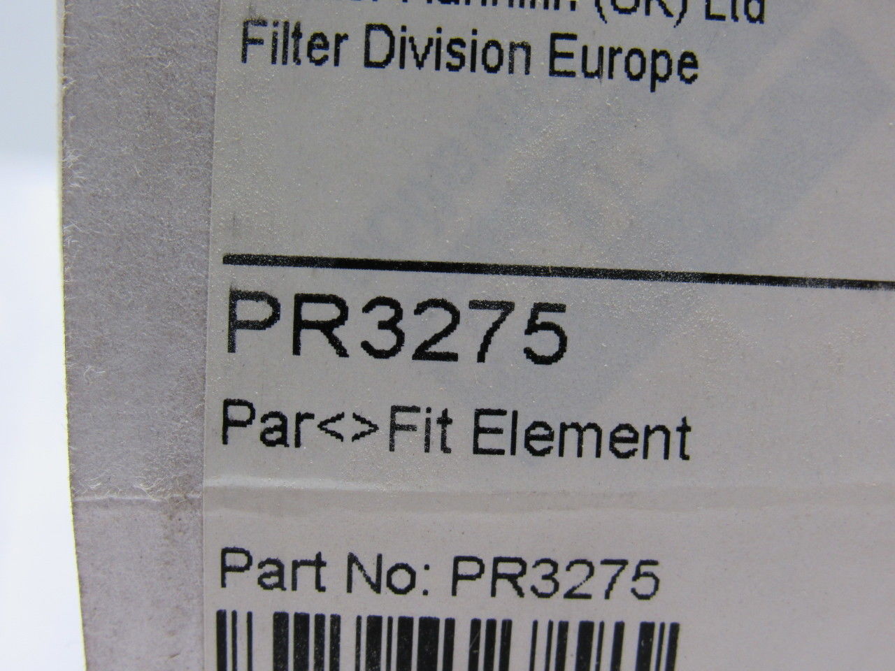 Parker  PR3275 Hydraulic Filter Element 12 Micron