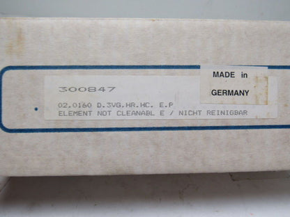 Internorman 300847 Hydraulic Filter Element 3 Micron