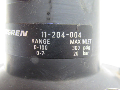 Norgren 11-204-004 Pilot Operated  Pneumatic Air Pressure Regulator 0-100PSI