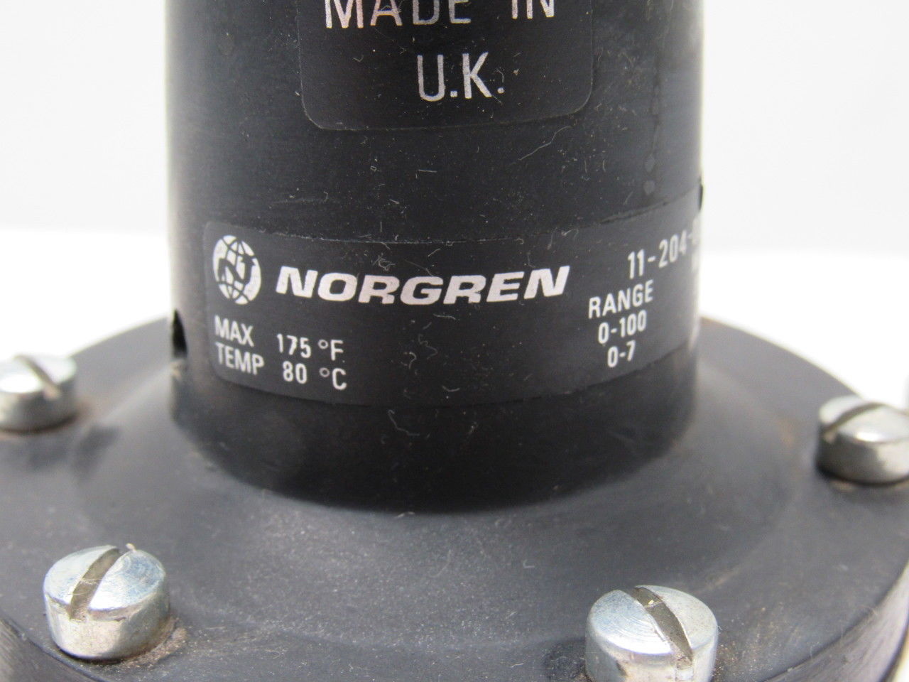 Norgren 11-204-004 Pilot Operated  Pneumatic Air Pressure Regulator 0-100PSI