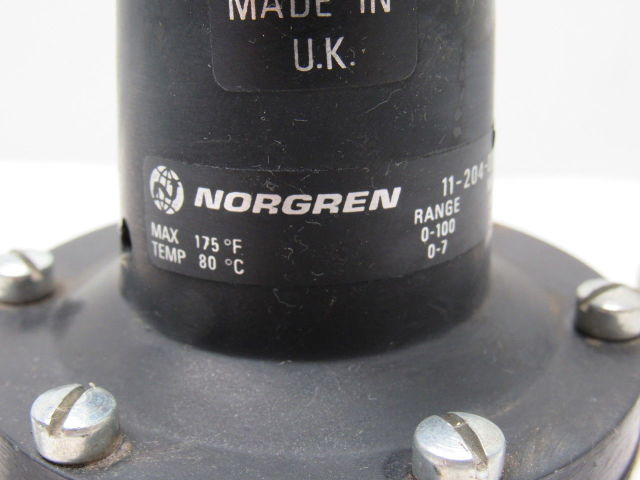 Norgren 11-204-004 Pilot Operated  Pneumatic Air Pressure Regulator 0-100PSI