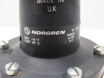 Norgren 11-204-004 Pilot Operated  Pneumatic Air Pressure Regulator 0-100PSI