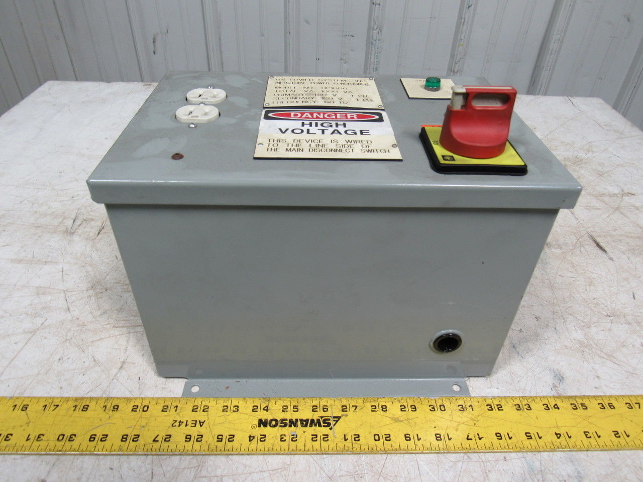On Power Systems OP1000 Power Conditioner Transformer 1000VA 480V Pri 120V Sec.