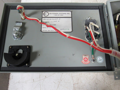 On Power Systems OP1000 Power Conditioner Transformer 1000VA 480V Pri 120V Sec.