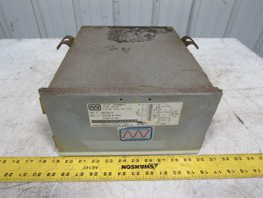 Marelco Power Systems 201-1101 2.24KVA Transformer 480V Pri 120V/24VDC Sec