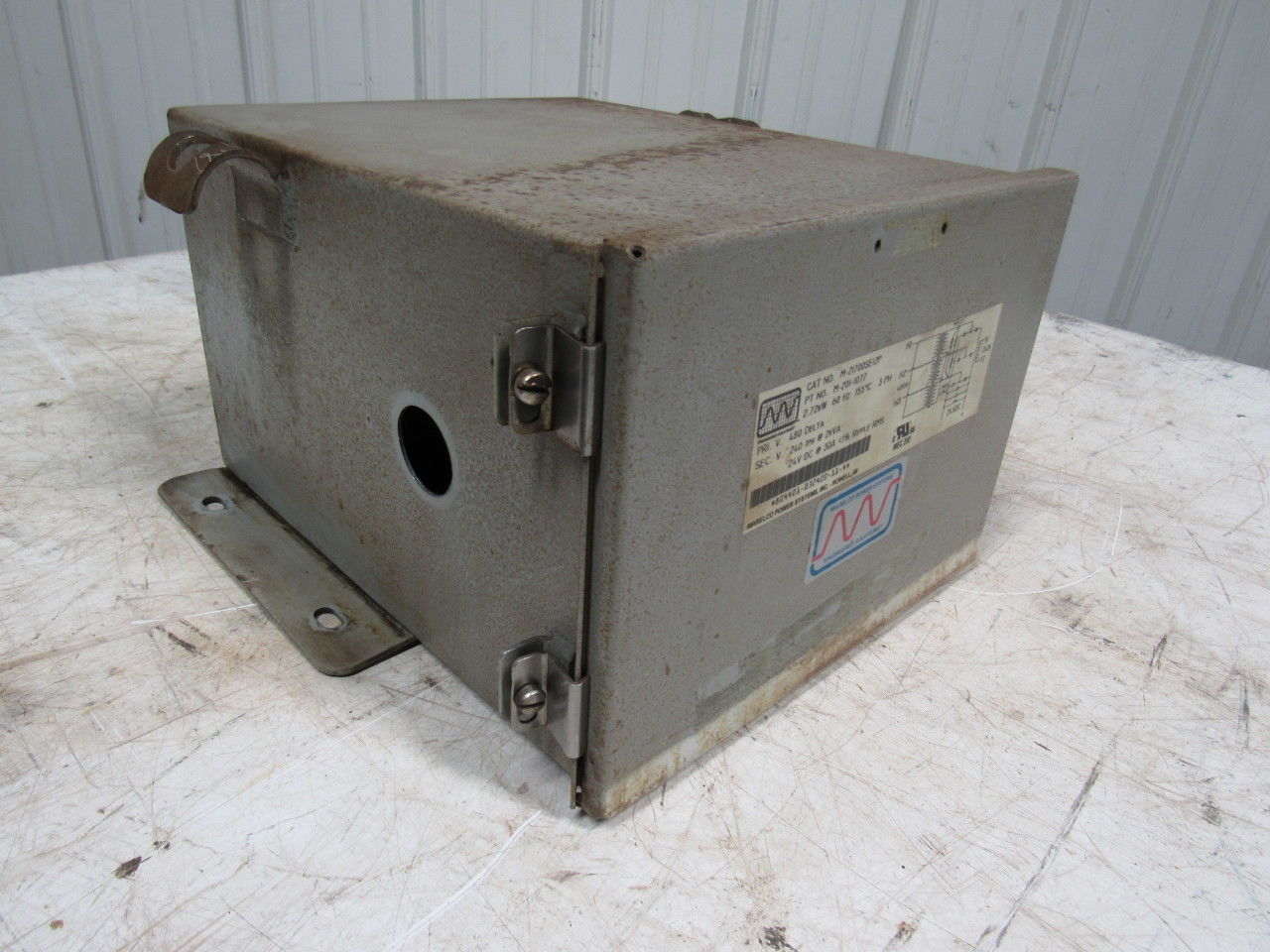 Marelco Power Systems M-201-1077 2.72KVA Transformer 480V Pri 120V/24VDC Sec