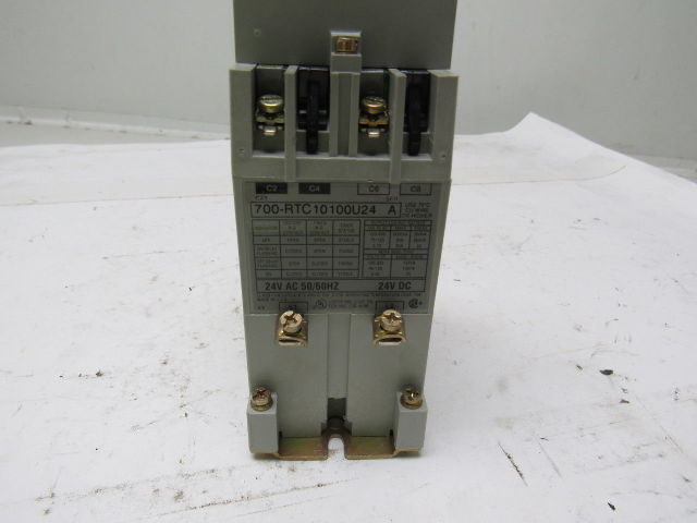 A-B Allen Bradley 700-RTC10100U24 Series A Adjustable Relay Time 24vdc