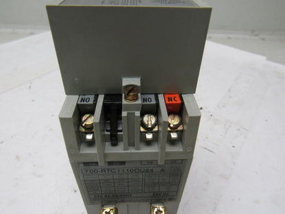A-B Allen Bradley 700-RTC1110OU24 Series A Solid State Adjustable Timing Relay