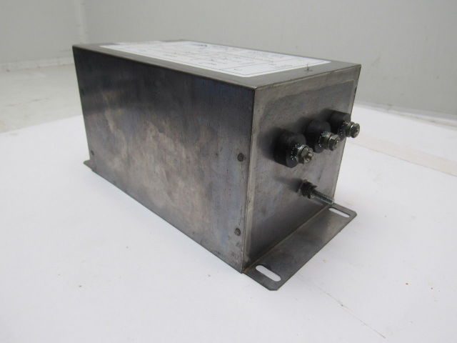 Tri-Mag DE30-4FF 480VAC Industrial 3 Phase EMI/RFI Delta Filter 30A