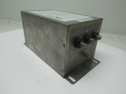 Tri-Mag DE30-4FF 480VAC Industrial 3 Phase EMI/RFI Delta Filter 30A