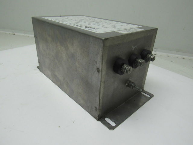 Tri-Mag DE30-4FF 480VAC Industrial 3 Phase EMI/RFI Delta Filter 30A