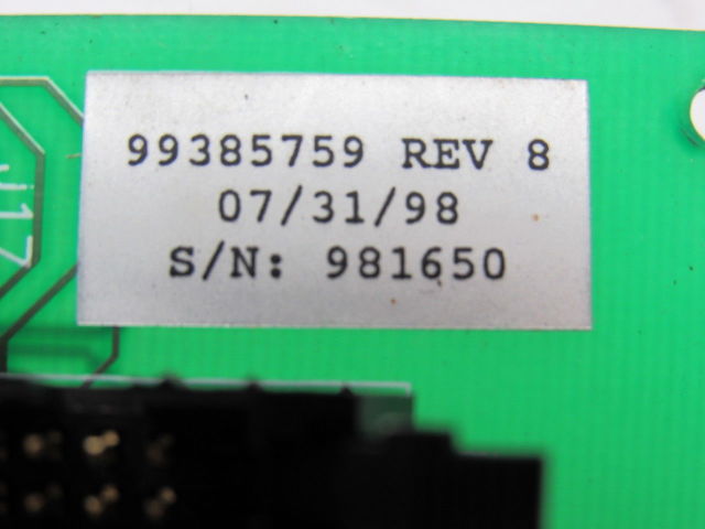 Ingersoll Rand 99385759 Rev 8 PC Circuit Board