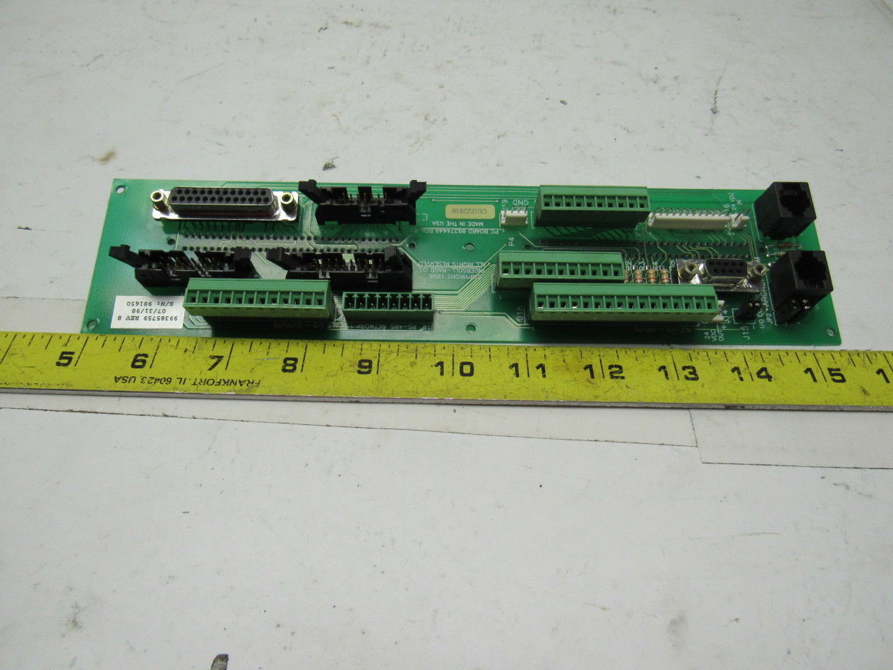 Ingersoll Rand 99385759 Rev 8 PC Circuit Board