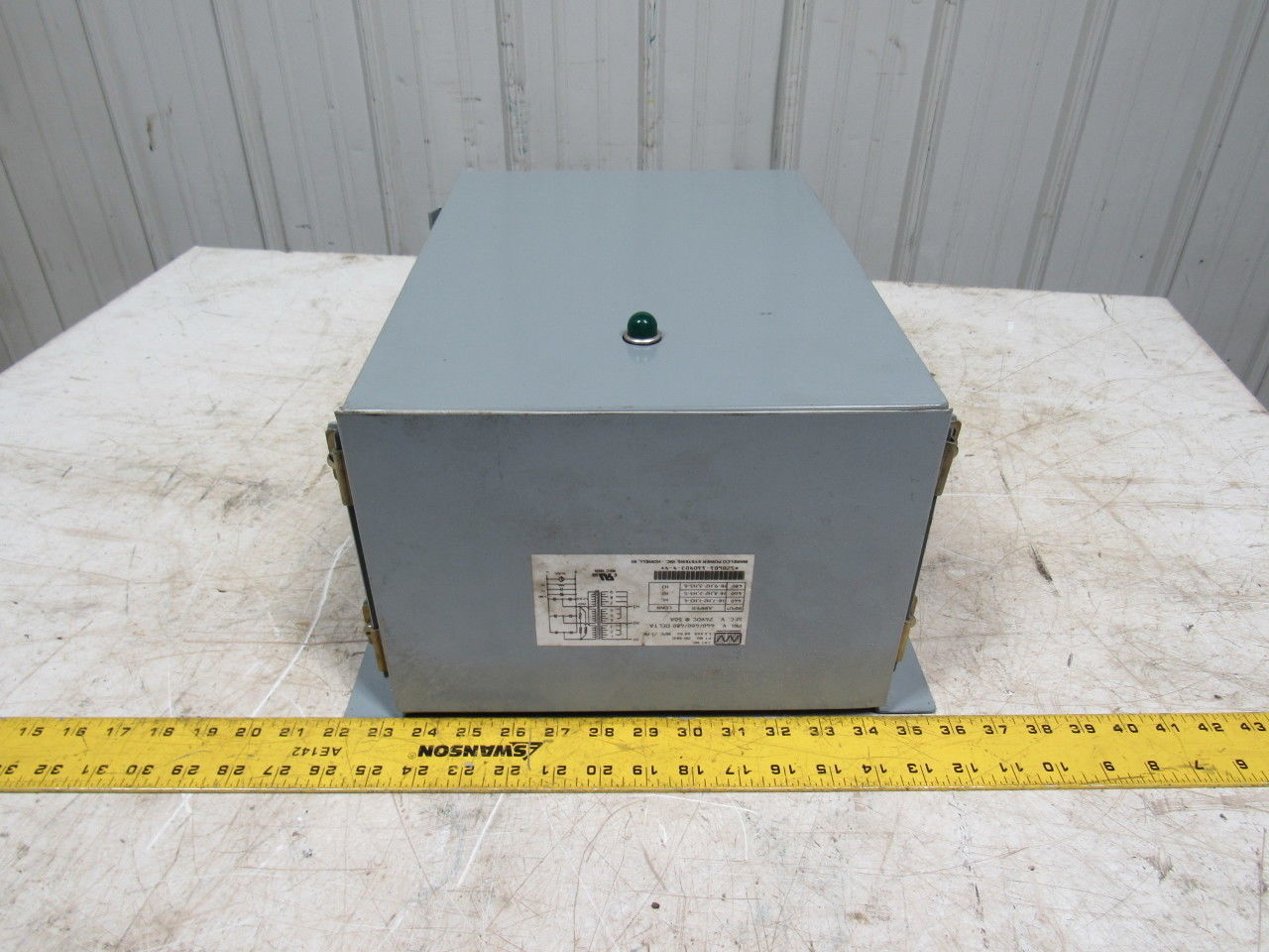 Marelco Power Systems 201-0831 1.3KVA Transformer 440/460/480V Pri 24VDC Sec