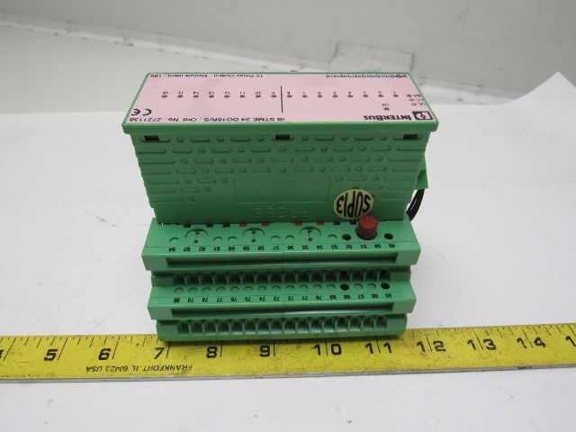 Phoenix Contact IB STME 24 DO 16 R/S InterBus 16 Output Relay Module