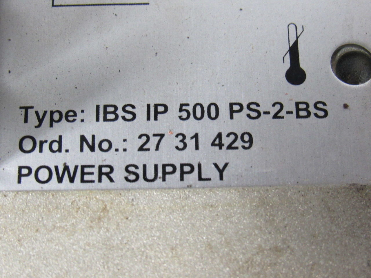 Phoenix Contact IBS IP 500 PS-2-BS 27-31-429 InterBus Power Supply Unit