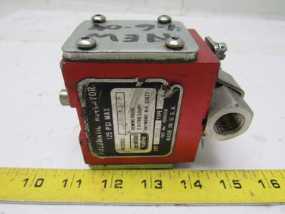Gemini A90BD-R CW-C 3/8" NPT Pneumatic Ball Valve Actuator 90° Right Hand Turn