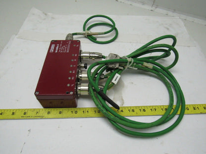 PHOENIX CONTACT IBS IP CBK 1/24-F InterBus-S Head Station Module W/ Connectors