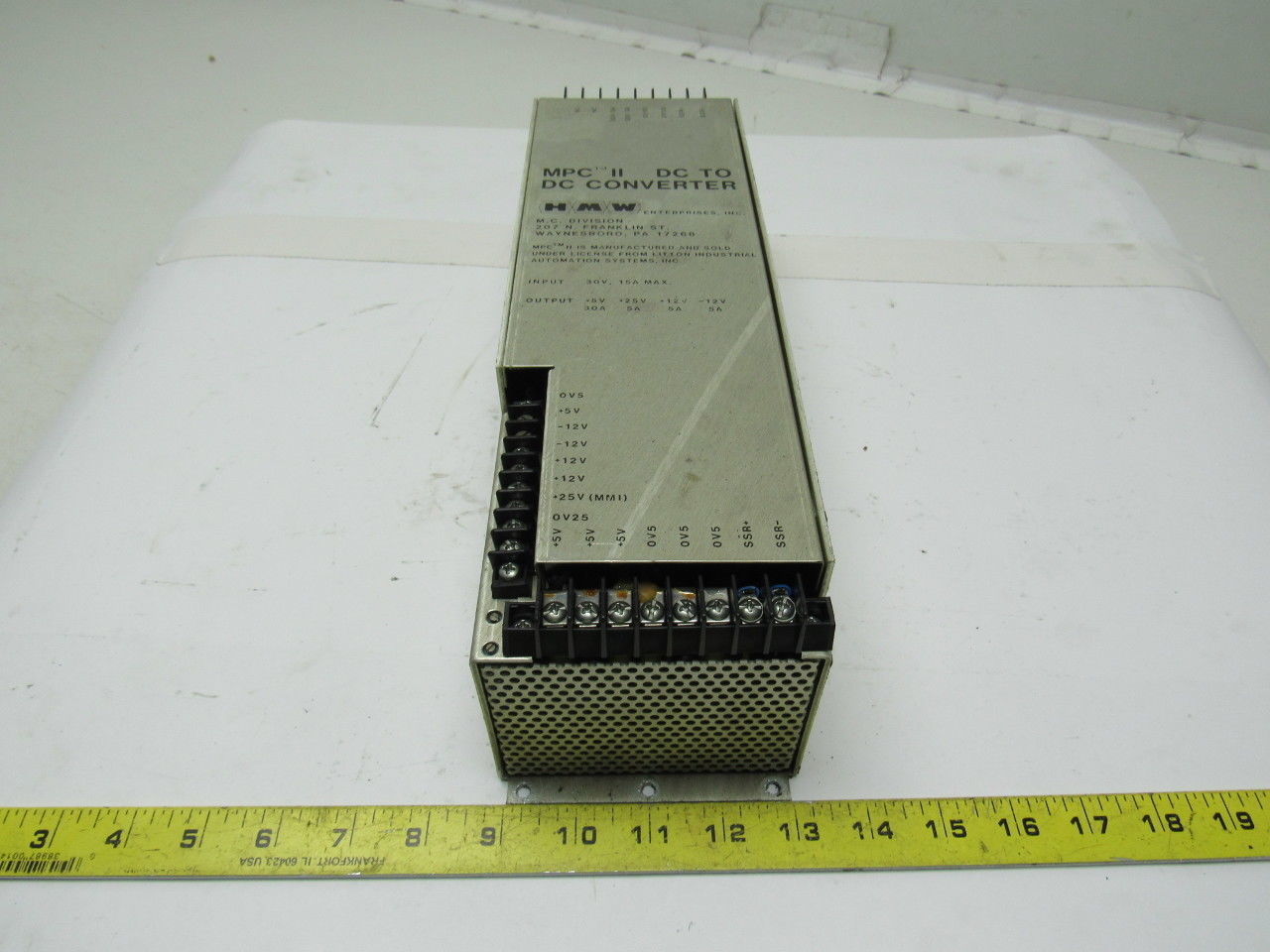 H.M.W. H008061 DC to DC Converter