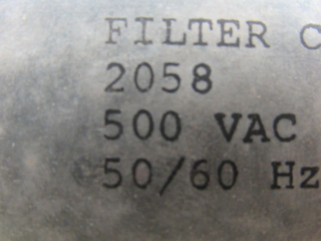 Filter Concepts 2058 Power Line Filter 30 Amps 500V 50/60Hz