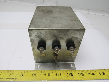 Filter Concepts 3H15D Power Line Filter 3X15A 500V 50/60Hz