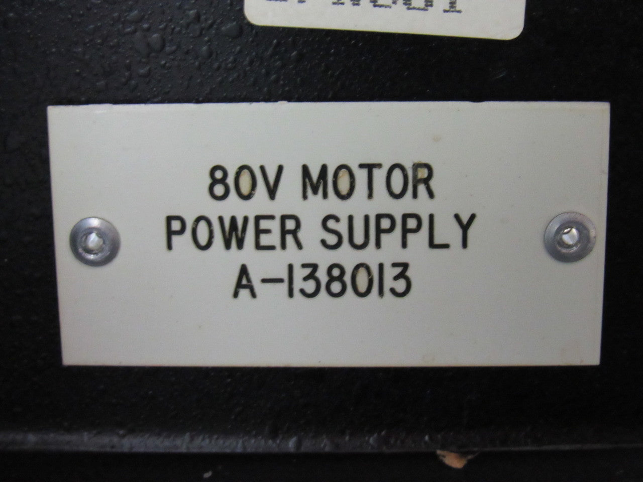 MPC II A-138013 Control System 80V Motor Power Supply Landis Grinder Repair Part