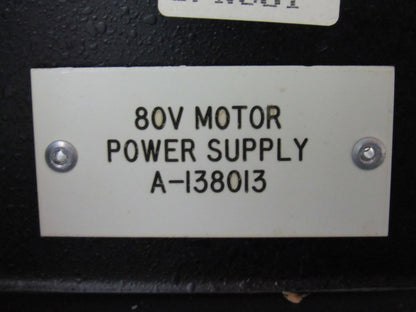 MPC II A-138013 Control System 80V Motor Power Supply Landis Grinder Repair Part