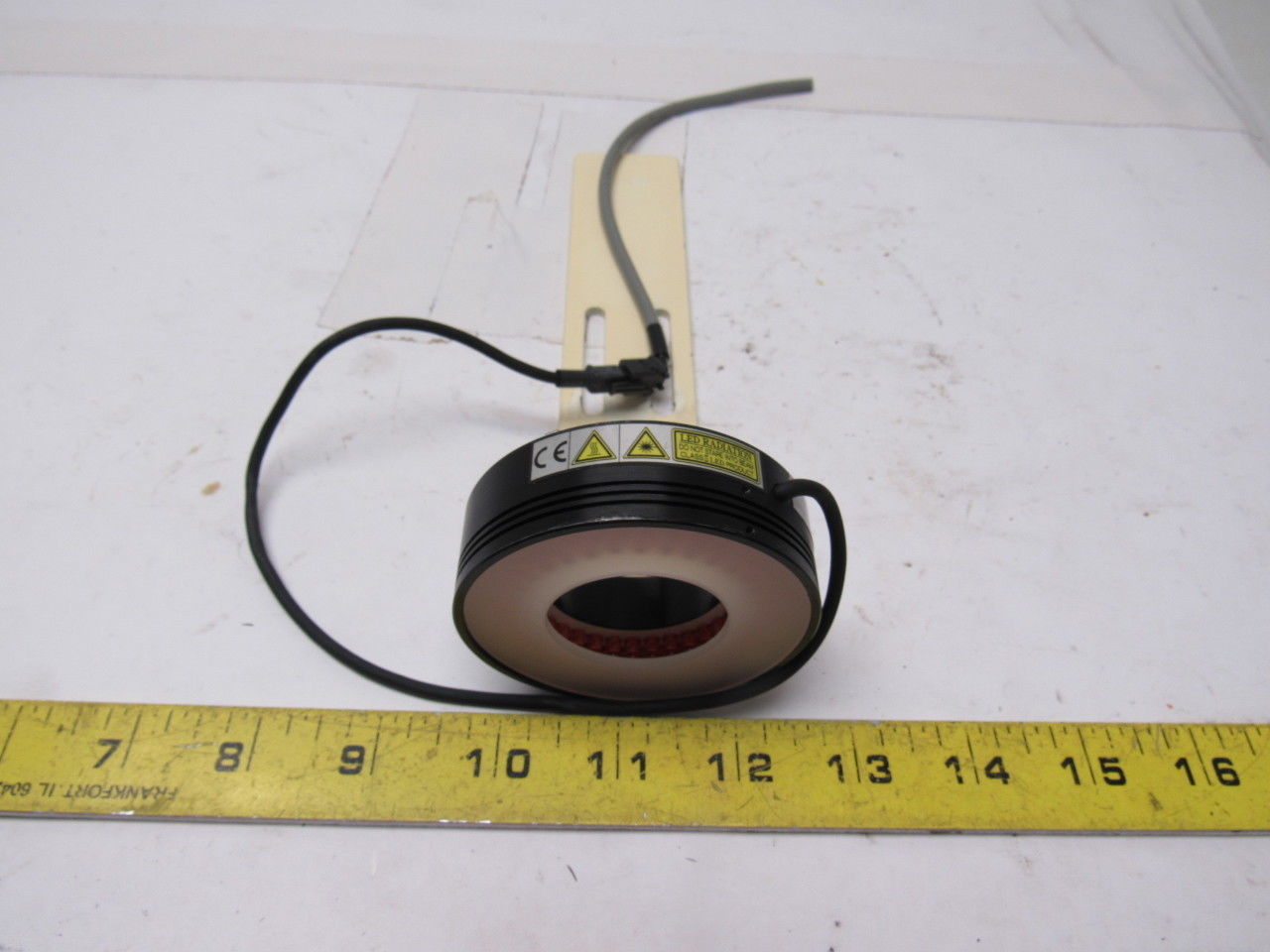 CCS COGNEX LDR2-70RD 70MM Machine Vision LED Camera Light 35mm ID 12V 6W W/Mount