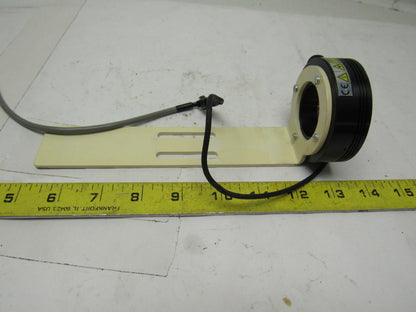 CCS COGNEX LDR2-70RD 70MM Machine Vision LED Camera Light 35mm ID 12V 6W W/Mount