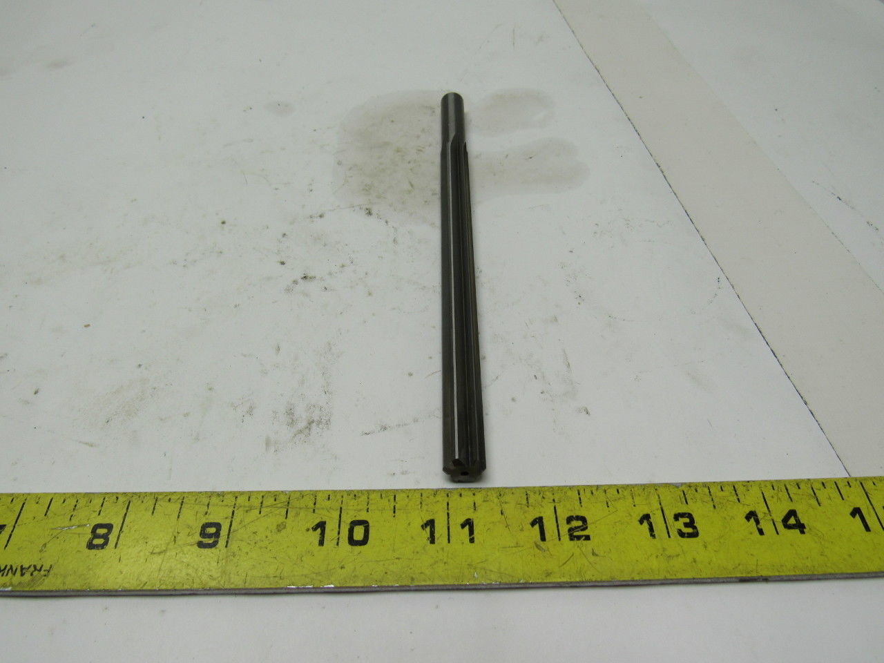 Fullerton 10.78 X 177.8 Straight 6 Flute Coolant Fed Carbide Reamer 7-1/8" OAL