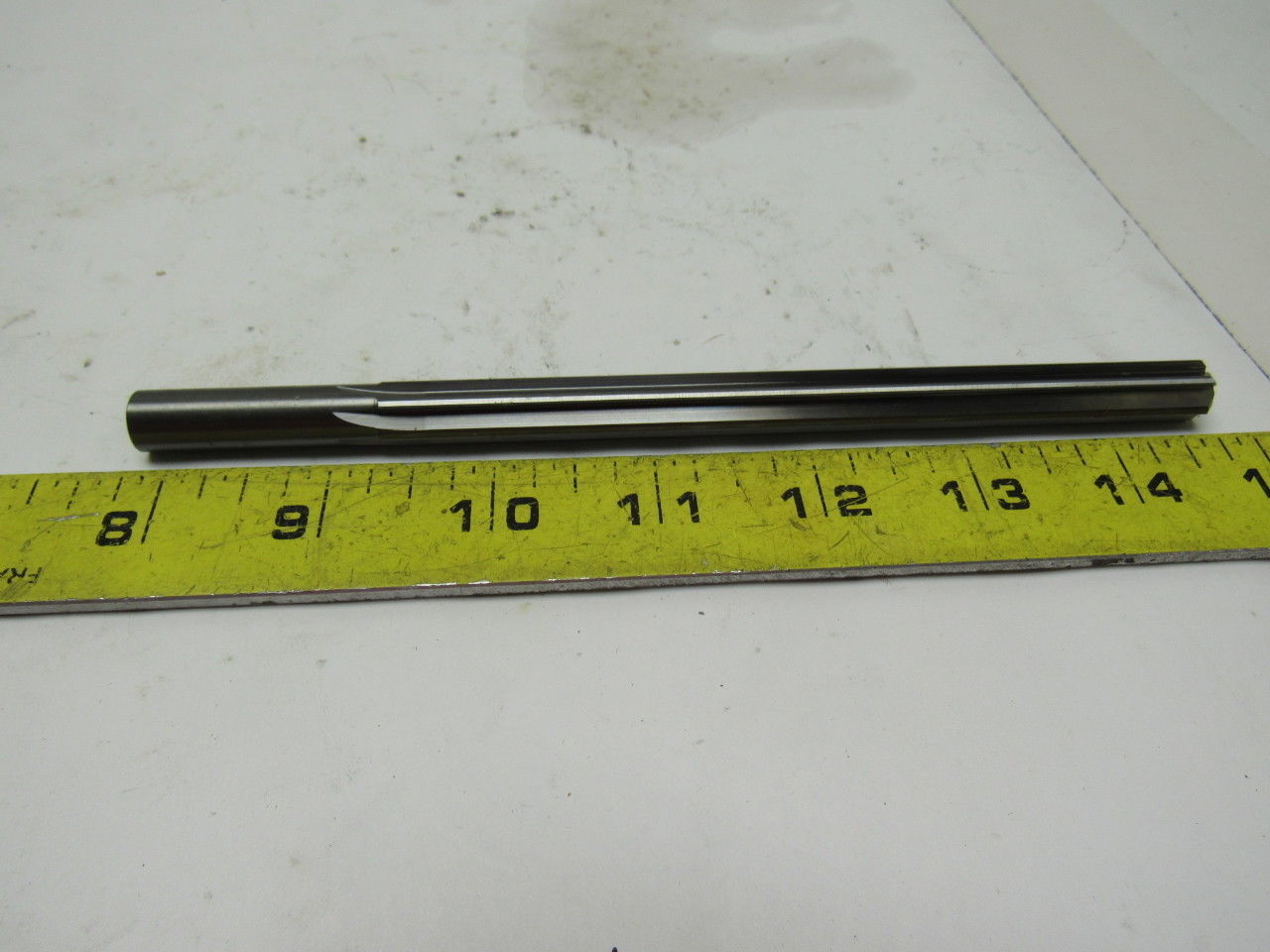Fullerton 10.78 X 177.8 Straight 6 Flute Coolant Fed Carbide Reamer 7-1/8" OAL