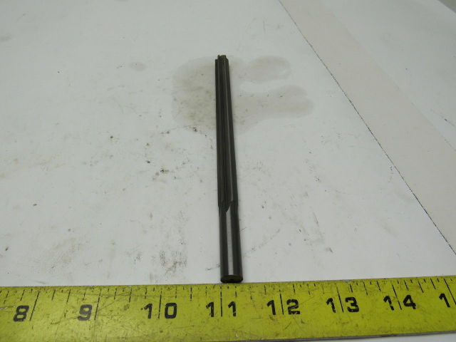 Fullerton 10.78 X 177.8 Straight 6 Flute Coolant Fed Carbide Reamer 7-1/8" OAL