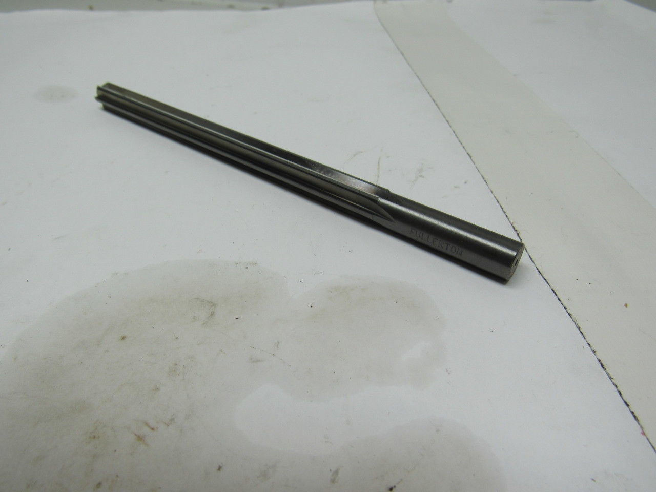 Fullerton 10.78 X 177.8 Straight 6 Flute Coolant Fed Carbide Reamer 7-1/8" OAL