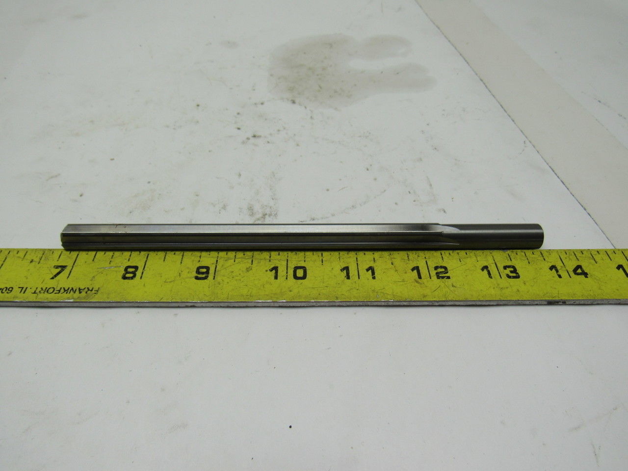Fullerton 10.78 X 177.8 Straight 6 Flute Coolant Fed Carbide Reamer 7-1/8" OAL