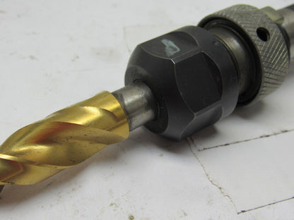 Morris Tooling 3531577 Collet Chuck Holder W/16mm Step Coolant Fed Drill Bit