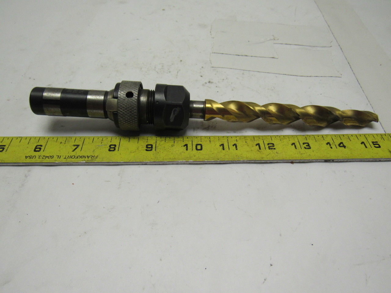 Morris Tooling 3531577 Collet Chuck Holder W/16mm Step Coolant Fed Drill Bit
