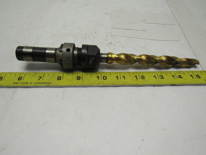 Morris Tooling 3531577 Collet Chuck Holder W/16mm Step Coolant Fed Drill Bit